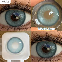 YICKYUE - Rose Witch Cosplay Prescription Contact Lenses Myopia Lenses with Diopter Anime Red Pupils Color Contact Lenses for Eyes