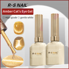 YICKYUE - 10ml Glitter Cat Eye Gel Nail Polish Amber Broken Diamond Magnetic Gel Polish Semi-permanent Soak Off UV LED Nail Varnish