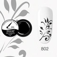 Yickyue Spider Line Nail Polish Gel Spider UV Paint Gel Hybrid Varnishes Luminous Web Stickers Soak Off Top Coat For Manicure