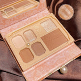 Yickyue Six-color Pearl Relief Eye Shadow Pearlescent Matte Earth Tone Eye Shadow Palette Shimmer Waterproof Eye Makeup Tools for Women