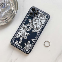 Romantic flower 3d phone case for iphone x 7 8 plus xr xsmax 12 mini 11 pro max silicone cute cover cartoon protective shell