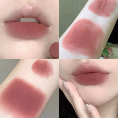 YICKYUE - Nude Velvet Lipsticks Waterproof Long Lasting Moisturize Lip Stick Not Fade Sexy Matte Lipstick Lip Gloss Women Makeup Lipsalve