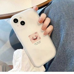 Luxury Silicone Phone Case For iPhone 13 12 Mini 11 Pro Xs Max X Xr Cute Smiley Soft Case On iPhone Se 7 8 6s 6 Plus Matte