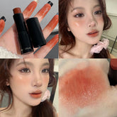 YICKYUE - Red Lipstick Blush Stick Multipurpose Makeup Long Lasting Nude Lip Mud Cream Cature Cheek Rouge Face Blush Korean Cosmetics