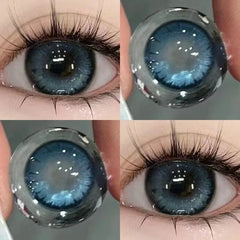 Brown Contact Lenses with Prescription 2pcs Colorful Korean Fashion Lenses Yearly Makeup Contact Lens Beauty Pupils