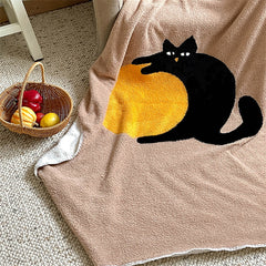YICKYUE - Warm and Breathable Office Nap Blanket, Skin-Friendly, Soft Air-Conditioning Blanket, Simple Ins Style, Sofa Shawl