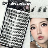 YICKYUE - Mix 3D Fluffy Single Cluster Eyelash Extension 12 Rows Fox False Eyelashes Segmented Natural Mink Fox Eye Effect Makeup Tools