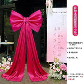 3/4/5m Oversized Bow Wall Decor Large Ribbon Wall Decor for Decor Party Wedding Booth Event Stage Background Display Christmas