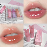 YICKYUE - Little Fairy Water Glow Lip Glaze Mirror Water Glow Affordable High Appearance Pure Desire Plain Makeups White Lipstick