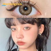 YICKYUE - Thai Brown Myopia Prescription Soft Colored Contact Lenses For Eyes Small Beauty Pupil Make Up Natural Yearly