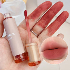 Yickyue Velvet Matte Lip Gloss 6 Colors Waterproof Nude Mist Liquid Lipstick Long Lasting Red Sexy Lip Glaze Women Lips Makeup Cosmetics