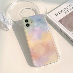 Ins rainbow cloud soft silicone phone case for iphone 7 8 plus xs max xr x 11 12 pro max mini cases cute cover capa shell funda