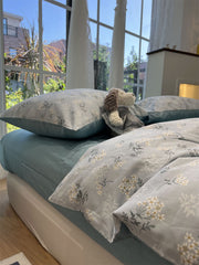 YICKYUE - French romantic pastoral floral bedding set,twin full queen king sweet cotton home textile bed sheet pillow case quilt cover