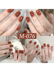 YICKYUE - 1pc 15ML orange Gel Nail Polish Unscented Soak Off UV LED Formula, Popular Green Shades, Perfect Gift For Spring