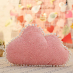 Cloud Plush Pillow Pink White Stuffed Soft Star Throw Pillow Moon Cushion Baby Kids Pillow Sofa Home Decor Girls Pillow &Cushion