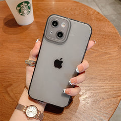 Luxury Transparent Silicone Shockproof Soft Case For iPhone 13 12 11 Pro Max Mini X Xs XR Lens Protection Clear Back Cover Capa