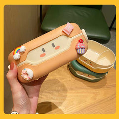 Kawaii Bento Lunch Box 780ml Cartoon Plastic Bento Box Cute Food Storage Container Microwave Rice Box Tableware Food Container