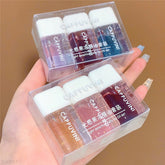 Mirror Lip Glaze Waterproof Lip Gloss Lips Makeup Set Transparent Lip Tint Water Shine Lip Balm Moisturizing Lipstick Cosmetics