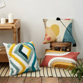 J Home decoration Cushion Cover Tufted Pillow Cover 45x45cm/30x50cm Color Block For Sofa Bed Chair Living Room Bed Room