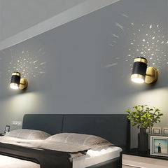 Nordic LED wall lamp Star projection light sconces lamps adjustable indoor lighting home decor bedroom living room bedside