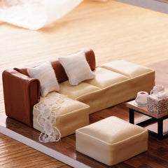 CUTE ROOM DIY Doll House Miniatures With 5 Led Furnitures 3D Dollhouse Wooden Miniaturas Toys For Children Gifts Waiting Time