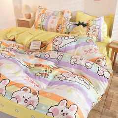 Adornment Reads Two People 160x200 Cover Sheet Luxury Duvet Cover King Size Bed Frame Family Kits 140x190 Cover Sheet
