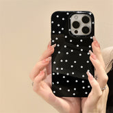 YICKYUE - Korean Floral Flower Phone Case For iPhone 15 Pro Case iPhone 11 12 13 14 Pro Max 7 8 Plus XR XS X SE Candy Color Glossy Cover