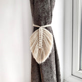 2 Pack Decorative Curtain home decoration accessories Macrame Tassel Curtain Tie backs for living room bedroom Window