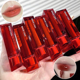 YICKYUE - Diamond Mirror Lip Gloss Transparent Pink Jelly Lip Glaze Non-stick Waterproof Long Lasting Moisturizing Lipsticks Korean Makeup