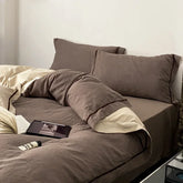 YICKYUE - Vintage Jacquard Bed Set of Four Pieces Made of Pure Cotton 2023 New High Quality Bedding Sheet and Quilt Cover