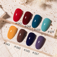 New Solid Cream Gel Nail Polish Nail Art Semi-permanent Varnish Hybrid DIY Painting Drawing UV Gel Nail Polish for Manicure