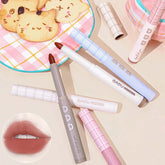 Yickyue New Cute Crayon Lipstick Matte Waterproof Long Lasting Lip Gloss Silky Smooth Moisturizing Lipstick Sexy Makeup 6 Colors