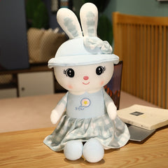 1PC 50-100cm Cute Rabbits Plush Toy Kawaii Rabbit with Skirt & Hat Dolls Soft Stuffed Animal Pillow Lovely Dolls for Children