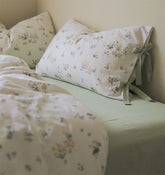 YICKYUE Rustic flower green bedding set teen single double,cotton twin full queen king home textile bed sheet pillow case quilt cover