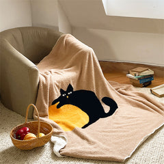 YICKYUE - Warm and Breathable Office Nap Blanket, Skin-Friendly, Soft Air-Conditioning Blanket, Simple Ins Style, Sofa Shawl