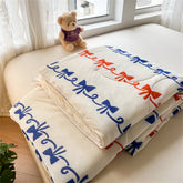 YICKYUE - Printing Quilted Summer Cool Quilt Comforter Air Conditioning Skin-friendly Blankets Washed Cotton Home Ice Cooling Thin Quilts