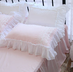 NEW Romantic Princess pillow case Ruffle Lace pillowcase home Wedding decorations Bedding Pillowcases pillow cover body pillow