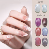 SKVP Cat Eye Gel Nail Polish Gel Varnish Semi Permanent Gel For Nails For Nail Art Gel Lacquer Light Changes Color Discolored