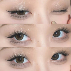Yickyue 12 Color Matte Pearlescent Eyeshadow Palette Shimmer Milk Tea Cement Color Eye Shadow Tray Shiny Long Lasting Eye Makeup
