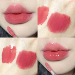 Yickyue Double-headed Lip Glaze Glossy matte lipstic Gloss Non-fading Lipstick Matte Mirror Lipstick Students Lip Makeup Girls Cosmetics
