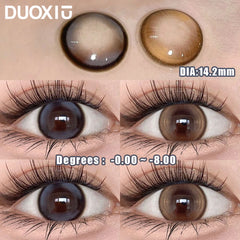 YICKYUE - 1Pair New Colour Contacts Lenses Korea Natural Eye Lenses Blue Black Beauty Pupil Brown Eye Soft Lenses Fast Shipping