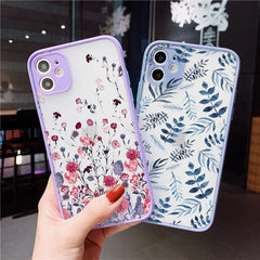3D Relief ins Small floral cute phone case for iphone 11 12 mini pro max 7 8 plus se x xr xs max soft silicone flower cover