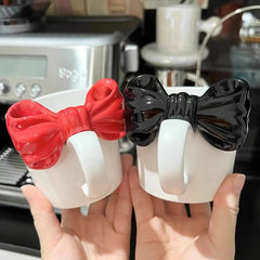 YICKYUE - Super cute mug bow coffee cup gift for girls