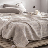 Air Conditioning Blanket Bedspread Cotton Gauze Soft Muslin Throw Triangle Blanket Summer Single Double Sofa Bed