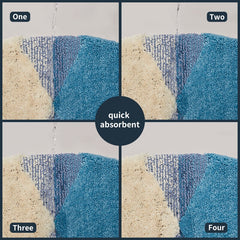 Bubble Kiss Shaggy Bath Mat Thicker Soft Comfortable Indoor Carpet for Home Decor Blue Floor Rug In The Room Door Mat Entrance