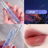 Yickyue Galaxy Mirror Lip Gloss Glitter Lipgloss Transparent Lip Oil Long Lasting Moisturizing Lipstick Lipgloss Lips Makeup Cosmetics