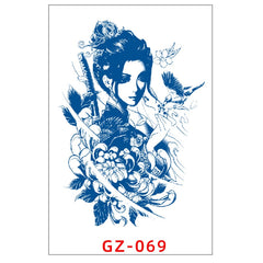 40 Designs Waterproof Lasting 15 Days Arm Tattoo Stickers Flash Fake Body Tattoos for Women