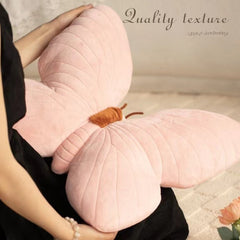 YICKYUE - Butterfly Pillow Cute Ins Sofa Pillow Soft Pink Butterfly Pillow Decoration Home Bedhead Portable Pillow Creative Alien Pillow