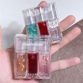 Mirror Water-light Lip Gloss Lip Glaze Transparent Shiny Glass Lip Oil Moisturizing Waterproof Liquid Lipstick Lip Tint Cosmetic