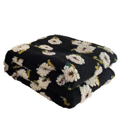 Yickyue Oil Painting Texture Home Good Retro Homestay Sofa Blanket Bed End